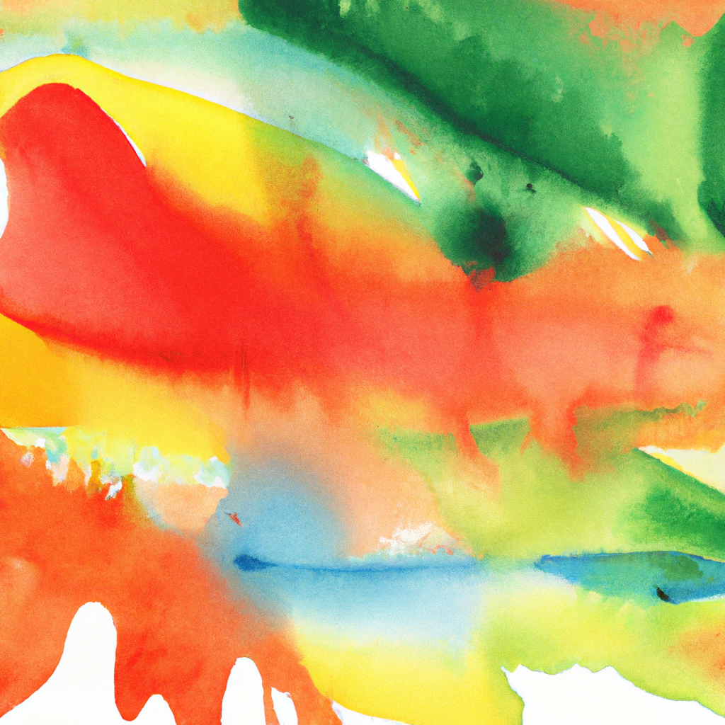 Watercolor Techniques: Playful Brushstrokes